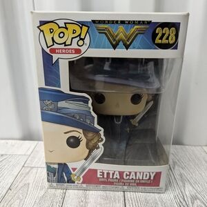 Pop Heroes Etta Candy 228 Vinyl Figure with Blue Hat